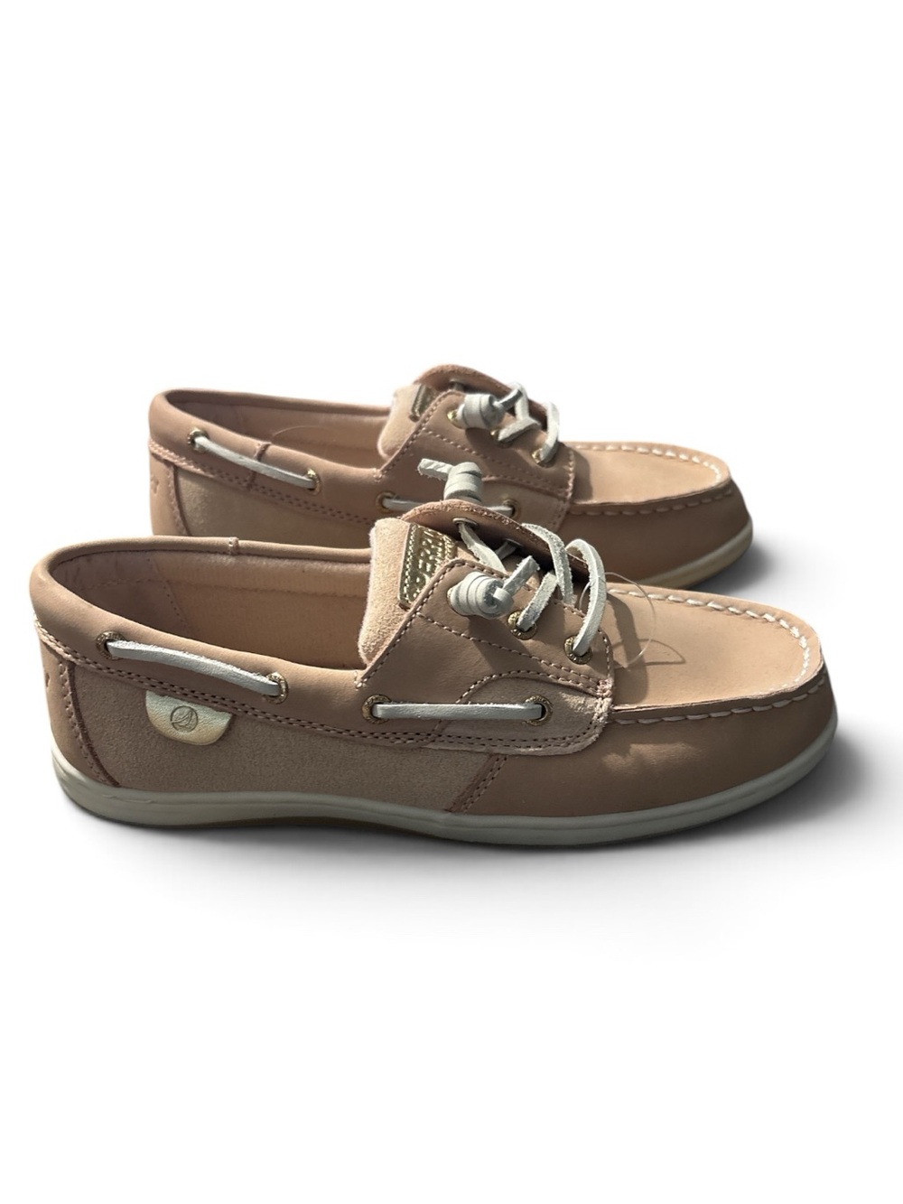 Sperry Kids Casual Boat Shoes in Light pink and Gold